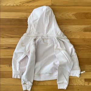 Girl’s True Religion pale pink hoodie